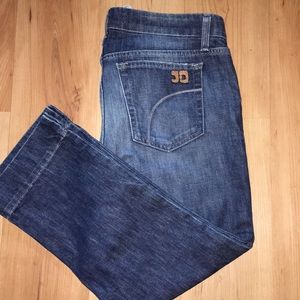 Joe's socialite kicker cropped jeans w30